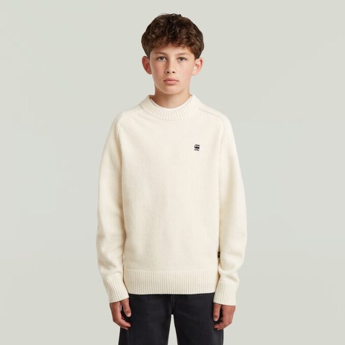 Jongens Rag Crew Knit