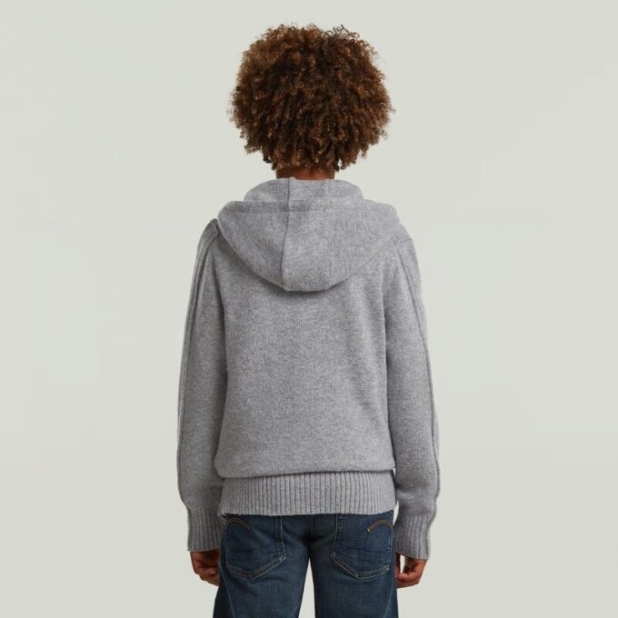 Jongens Rag Hooded Full Zip Knit