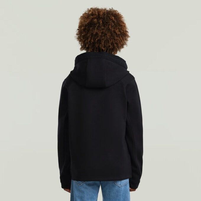Jongens Regular Hooded Full Zip Knit