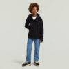 Jongens Regular Hooded Full Zip Knit