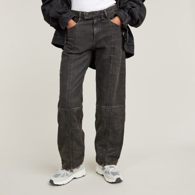 Judee Biker Low Waist Loose Jeans