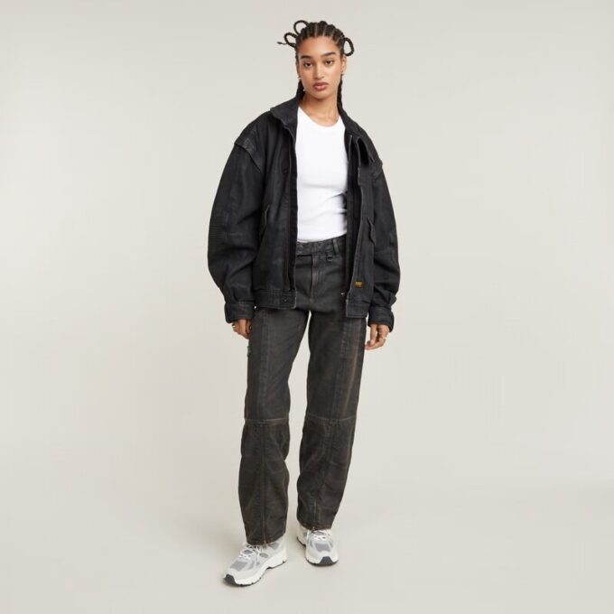 Judee Biker Low Waist Loose Jeans