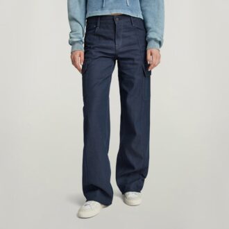 Judee Cargo Lage Taille Losse Jeans
