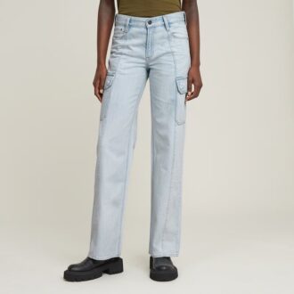 Judee Cargo Lage Taille Losse Jeans