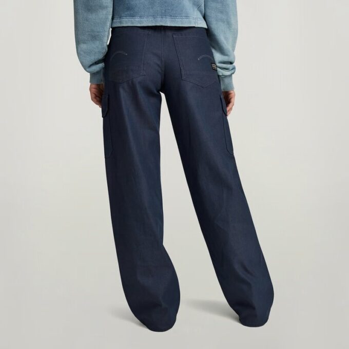 Judee Cargo Lage Taille Losse Jeans