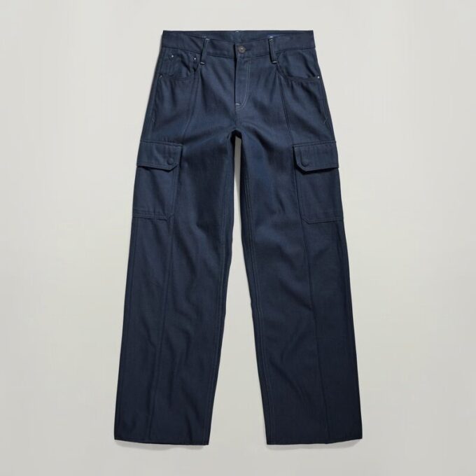 Judee Cargo Lage Taille Losse Jeans