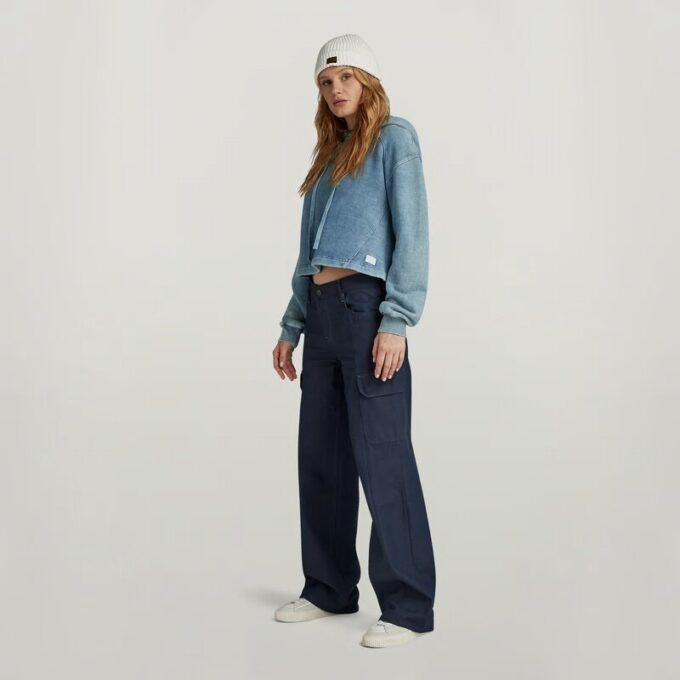 Judee Cargo Lage Taille Losse Jeans