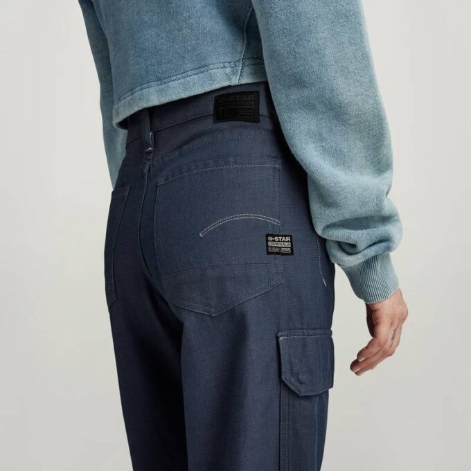 Judee Cargo Lage Taille Losse Jeans