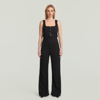 Jumpsuit met hoge taille