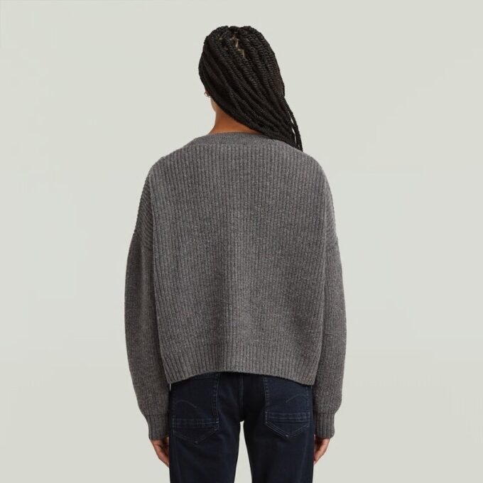 Kabelgebreide cropped cardigan Kabelgebreide cropped cardigan