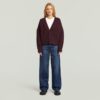 Kabelgebreide cropped cardigan Kabelgebreide cropped cardigan