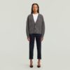 Kabelgebreide cropped cardigan Kabelgebreide cropped cardigan