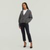 Kabelgebreide cropped cardigan Kabelgebreide cropped cardigan