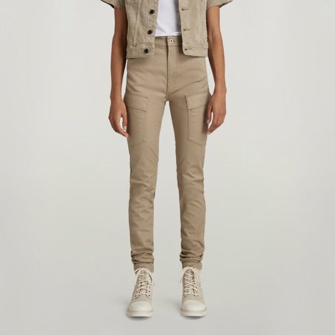 Kafey Cargo Ultra High Skinny Broek Kafey Cargo Ultra High Skinny Broek