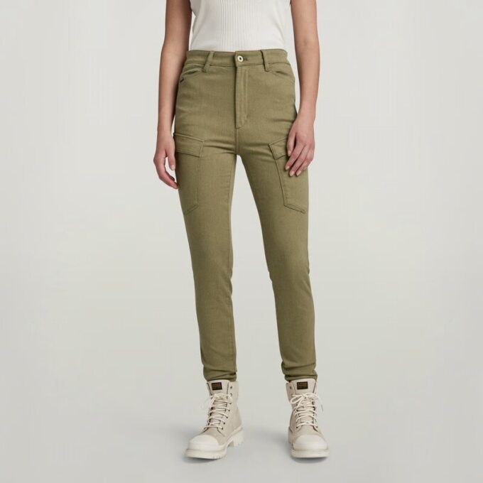 Kafey Cargo Ultra High Skinny Broek Kafey Cargo Ultra High Skinny Broek