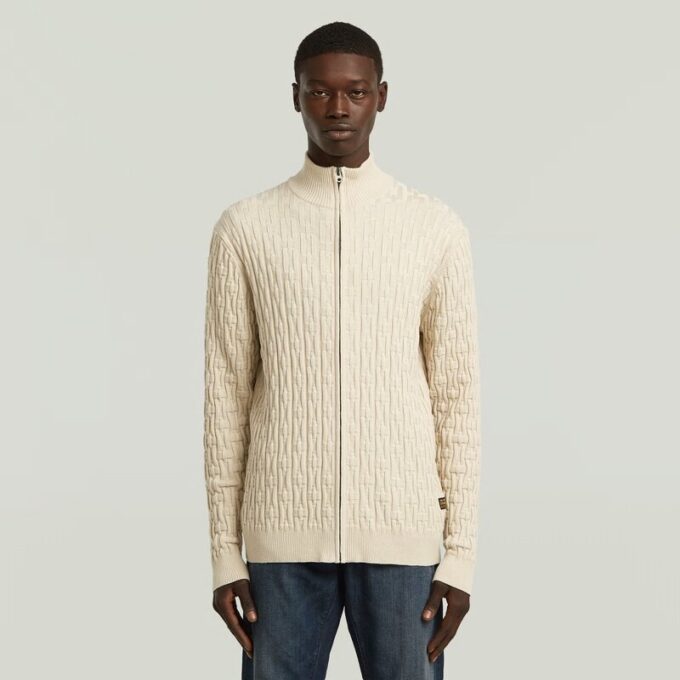 Kettingstructuur Cardigan Breisel