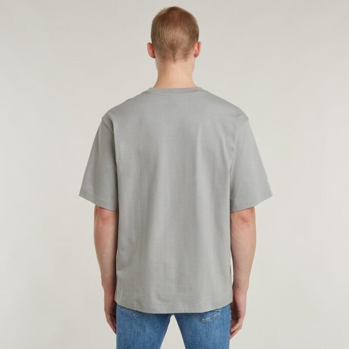 Kleurverschuiving Old Skool Logo Boxy T-shirt Kleurverschuiving Old Skool Logo Boxy T-shirt