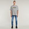 Kleurverschuiving Old Skool Logo Boxy T-shirt Kleurverschuiving Old Skool Logo Boxy T-shirt