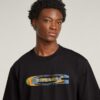 Kleurverschuiving Old Skool Logo Boxy T-shirt Kleurverschuiving Old Skool Logo Boxy T-shirt