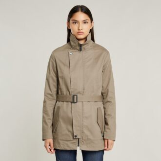 Korte trenchcoat