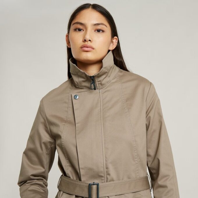 Korte trenchcoat Korte trenchcoat