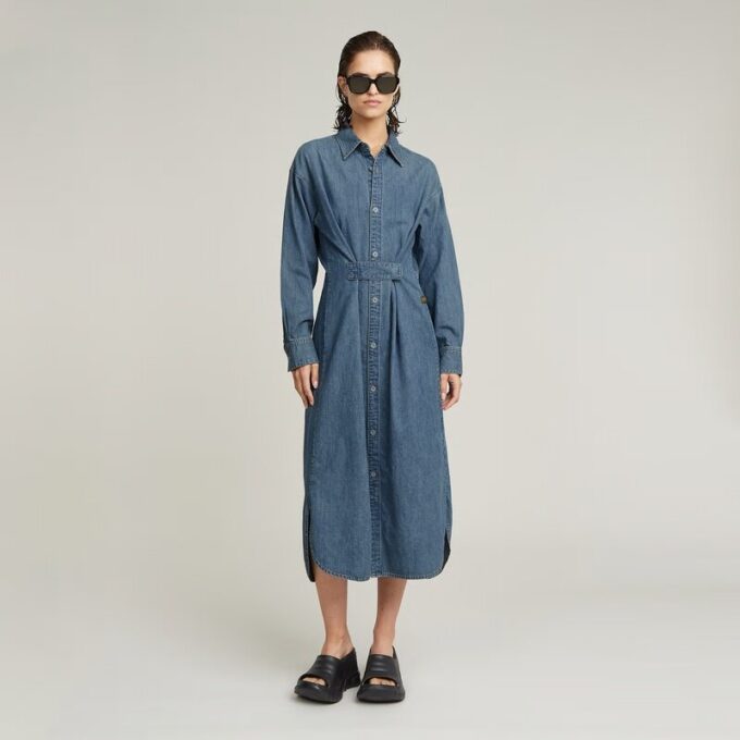 Lange tab-shirtjurk