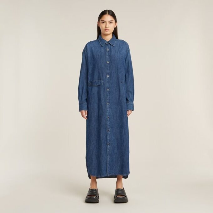 Lange tab-shirtjurk