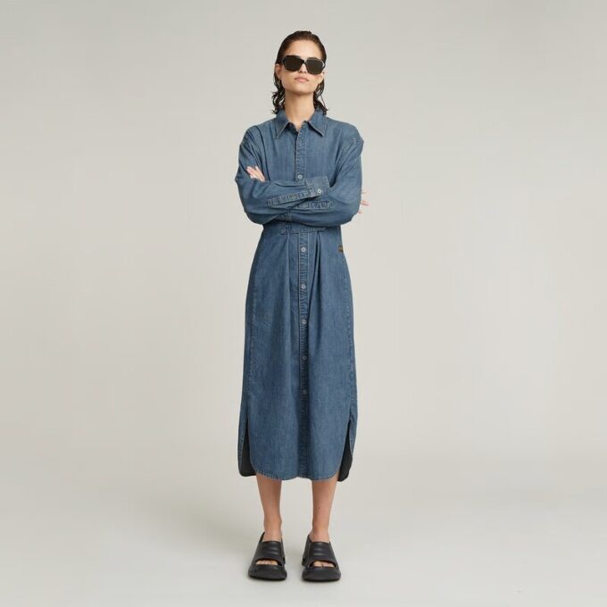 Lange tab-shirtjurk