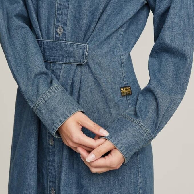 Lange tab-shirtjurk