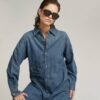 Lange tab-shirtjurk