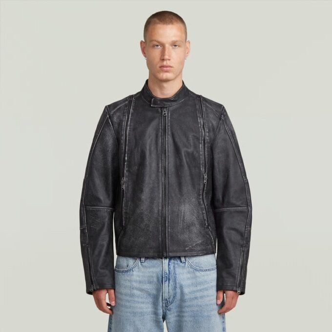Leren Blousonjack Leren Blousonjack