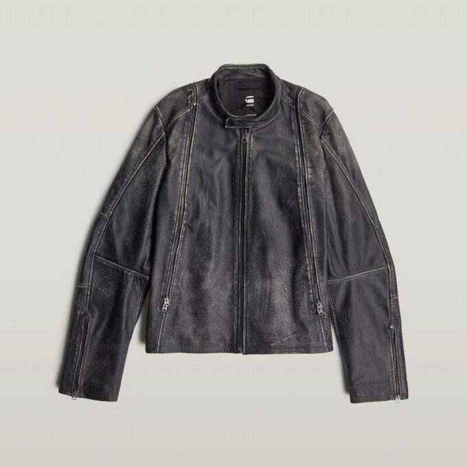 Leren Blousonjack Leren Blousonjack