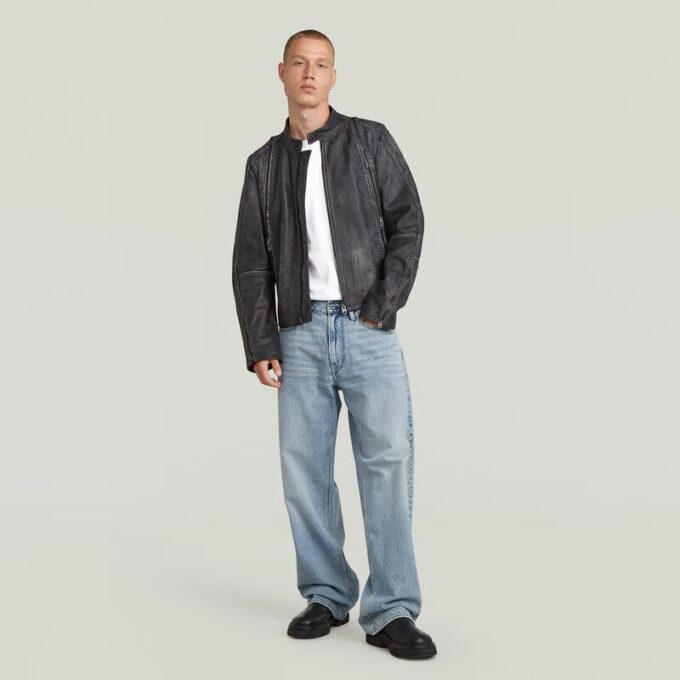 Leren Blousonjack Leren Blousonjack