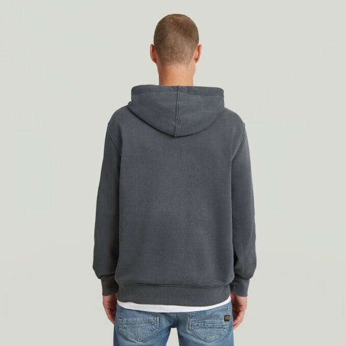 Logo Overdyed Hooded Sweater Logo Overdyed Hooded Sweater