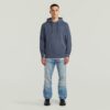 Logo Overdyed Hooded Sweater