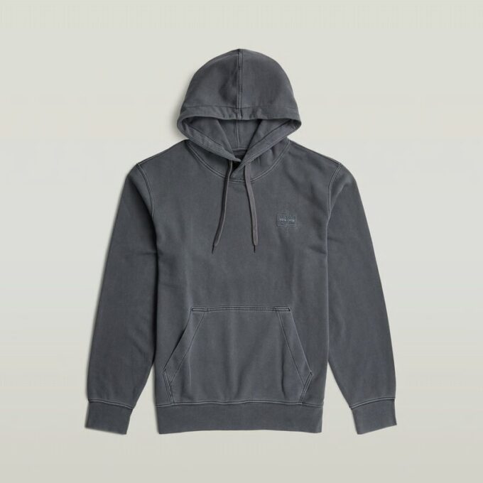 Logo Overdyed Hooded Sweater Logo Overdyed Hooded Sweater