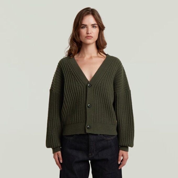 Losse gebreide cardigan Losse gebreide cardigan
