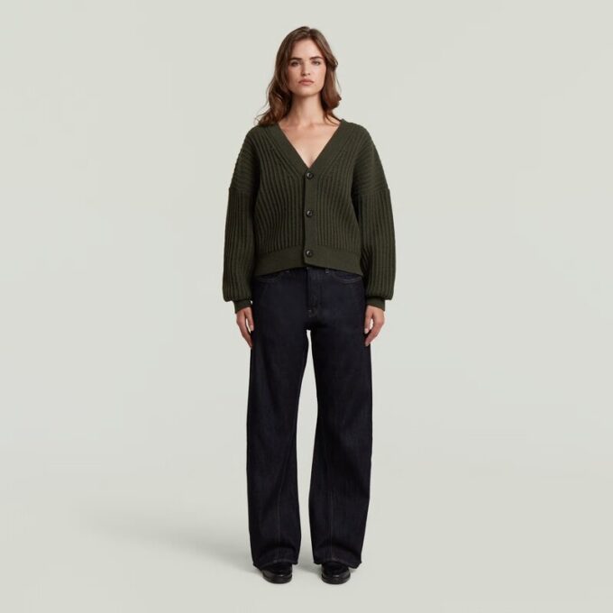 Losse gebreide cardigan Losse gebreide cardigan