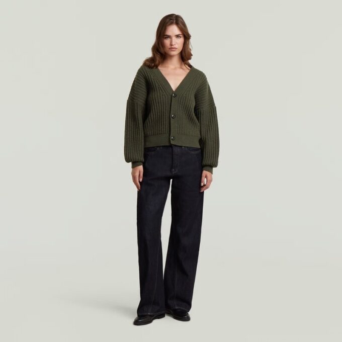 Losse gebreide cardigan Losse gebreide cardigan