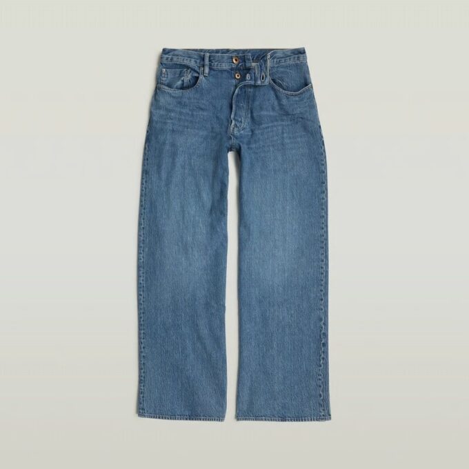 Losse jeans met lange zakken Losse jeans met lange zakken