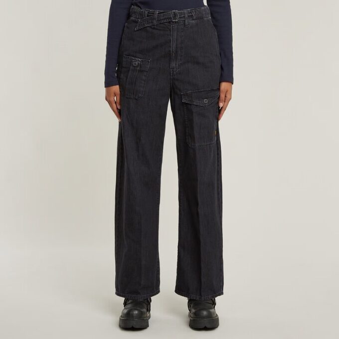 Losse jeans met riem Losse jeans met riem