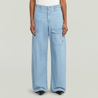 Losse jeans met riem