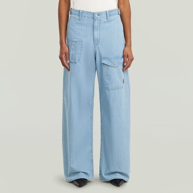 Losse jeans met riem Losse jeans met riem