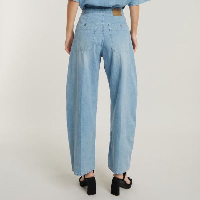 Losse jeans met riem