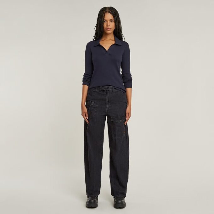 Losse jeans met riem Losse jeans met riem