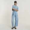 Losse jeans met riem