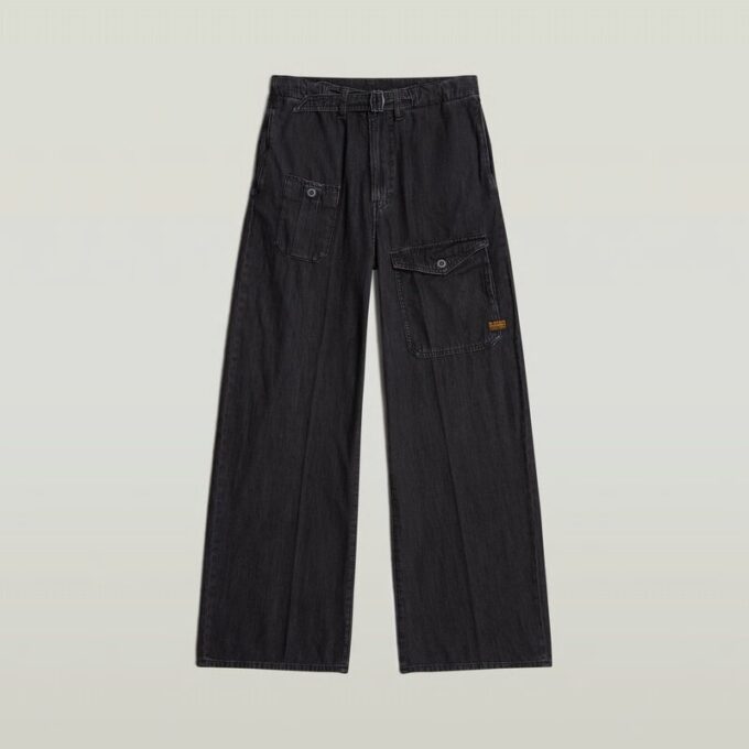 Losse jeans met riem Losse jeans met riem