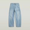 Losse jeans met riem