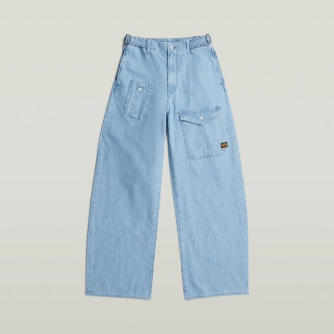 Losse jeans met riem Losse jeans met riem