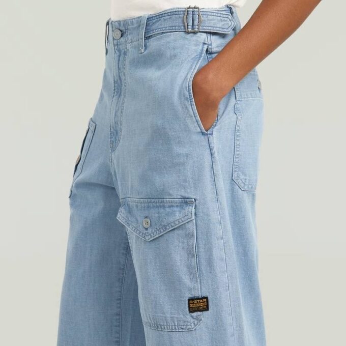 Losse jeans met riem Losse jeans met riem